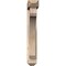 Ekena Millwork Legacy Arts and Crafts Smooth Bracket w/ Offset Brace, Douglas Fir, 5 1/2"W x 28"D x 36"H BKT0604X28X36LEC03SDF - alternate 2